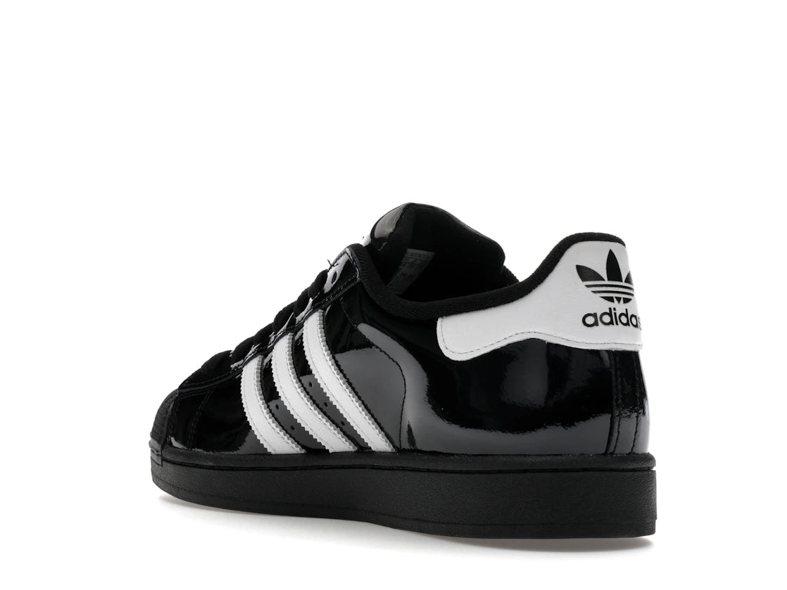 adidas Superstar II Black White Patent Leather - vue secondaire B