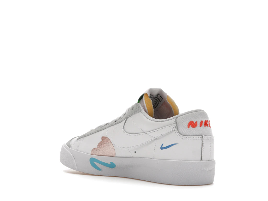 Nike Blazer Low 77 Flyleather Mayumi Yamase White - vue secondaire B