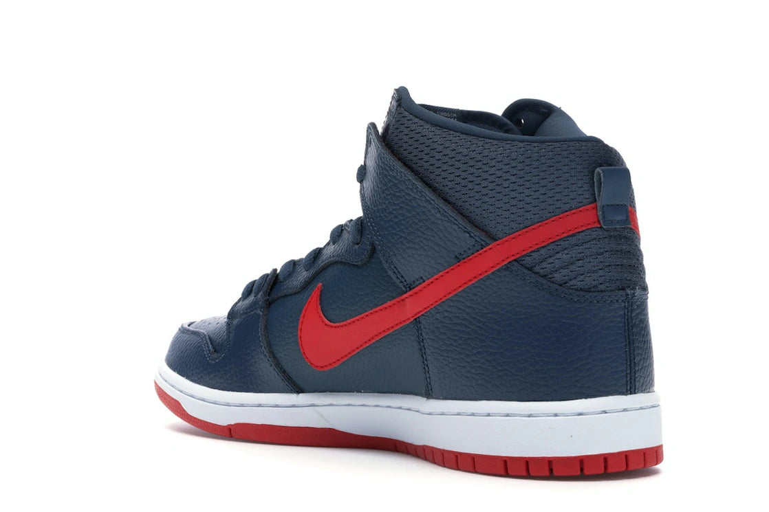 Nike SB Dunk High Squadron Blue University Red - vue secondaire B