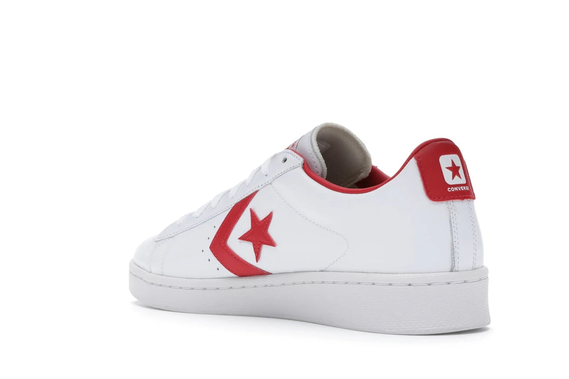 Converse Pro Leather Ox White Red - vue secondaire B