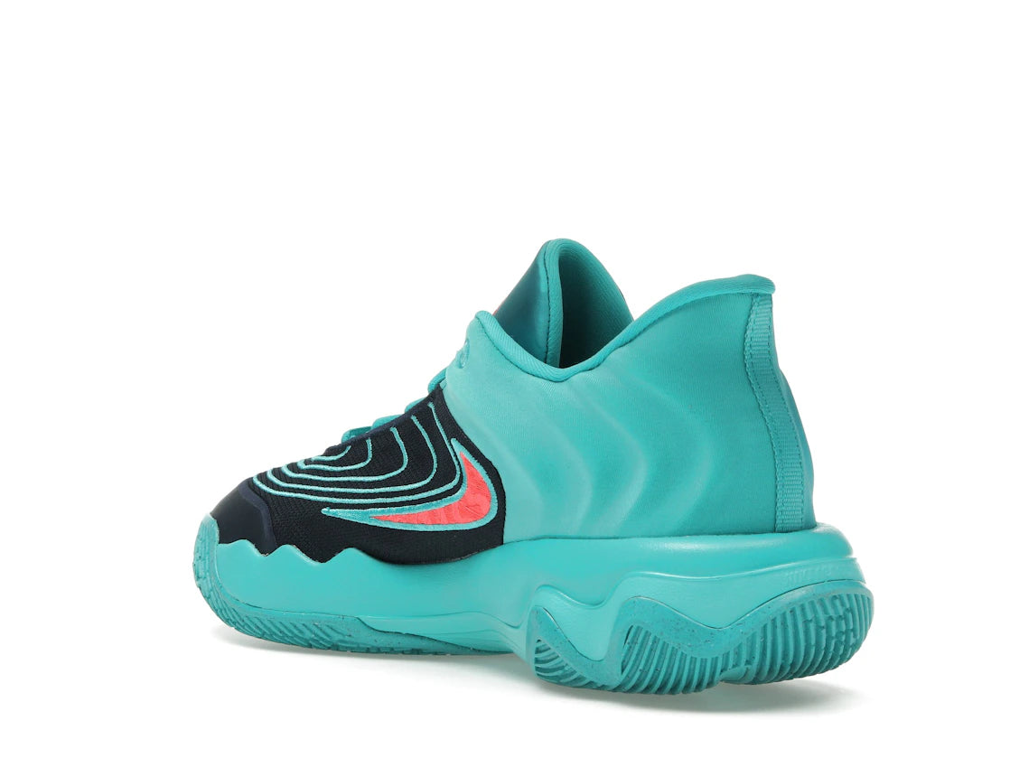 Nike Giannis Immortality 4 Dusty Cactus Obsidian Bright Crimson - vue secondaire B
