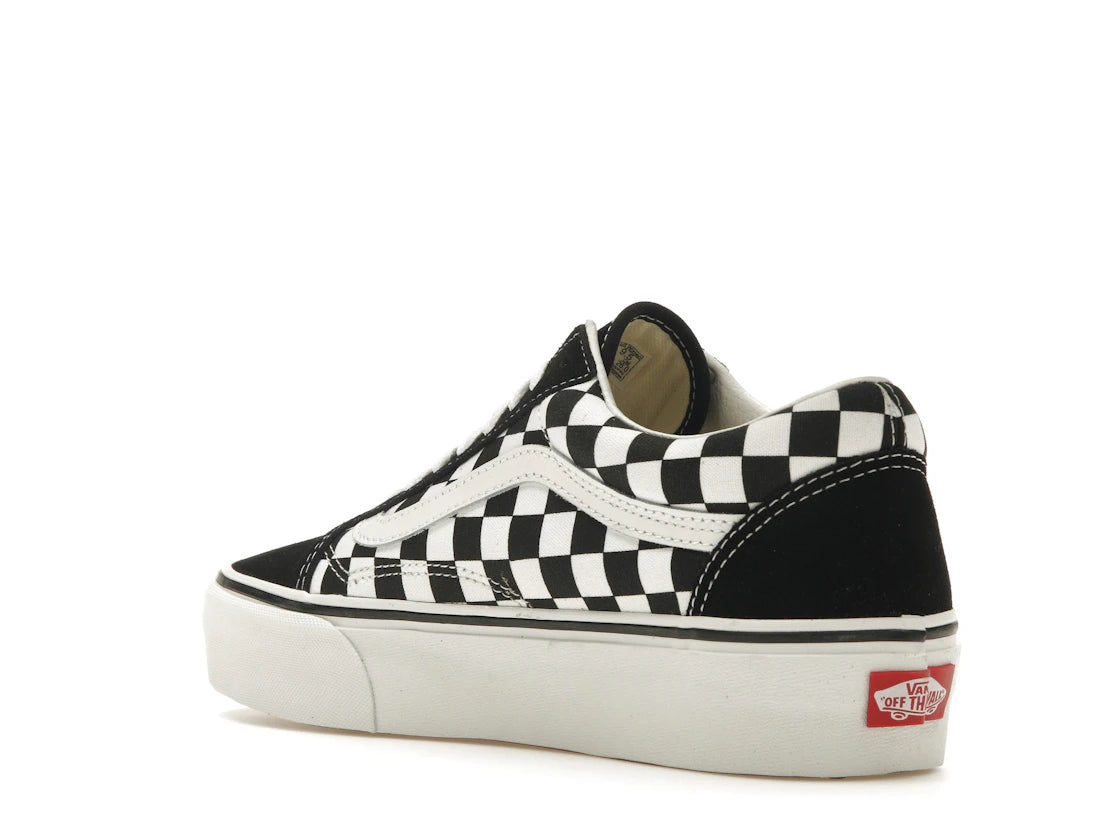 Vans Old Skool Platform Checkerboard - vue secondaire B