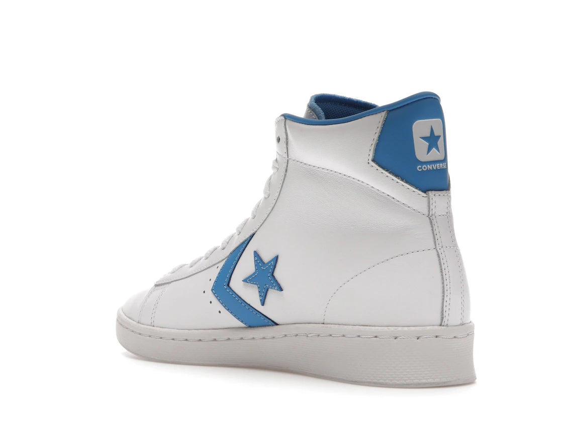 Converse Pro Leather Hi White Coast Blue - vue secondaire B