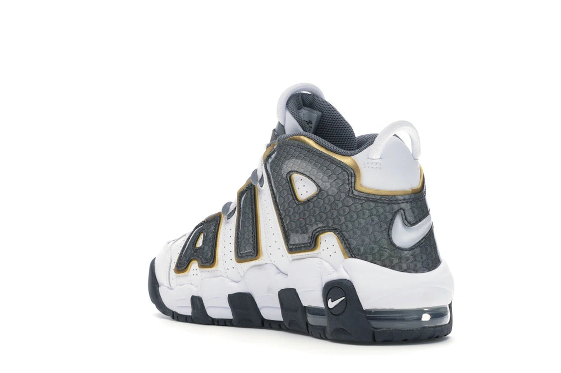 Nike Air More Uptempo White Anthracite Snakeskin (GS) - vue secondaire B