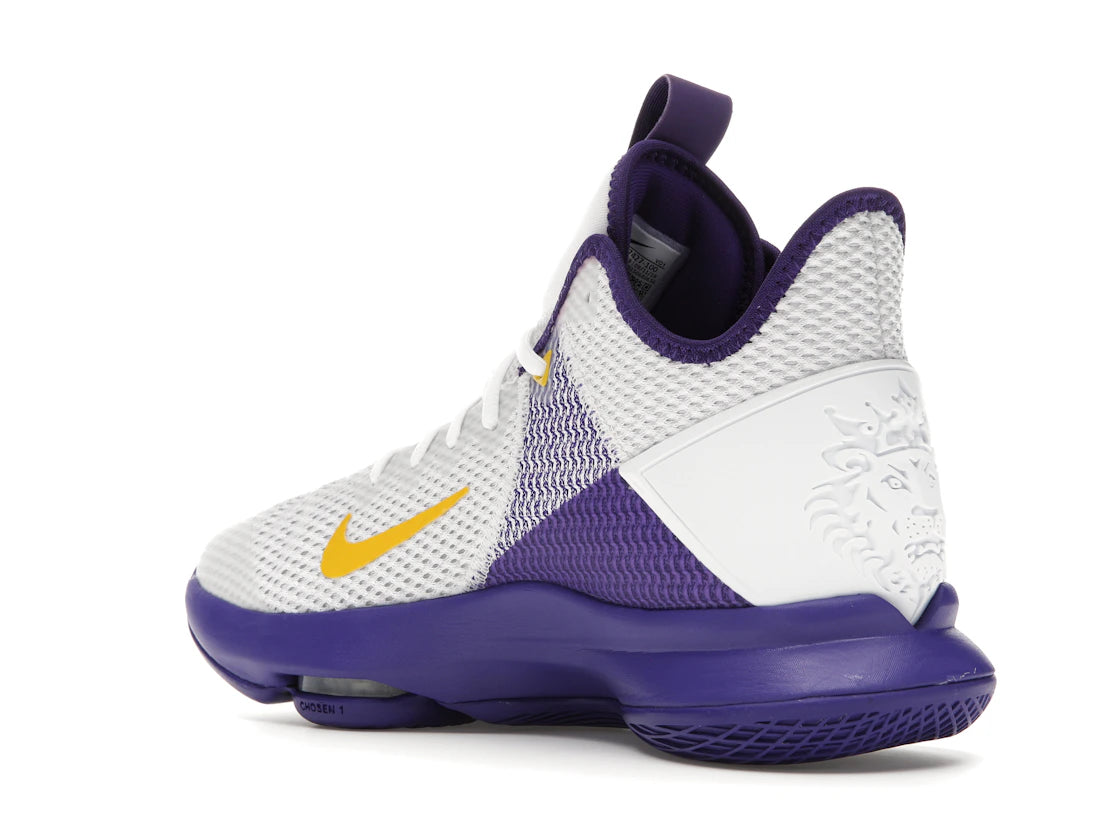 Nike LeBron Witness 4 White/Voltage Purple - vue secondaire B