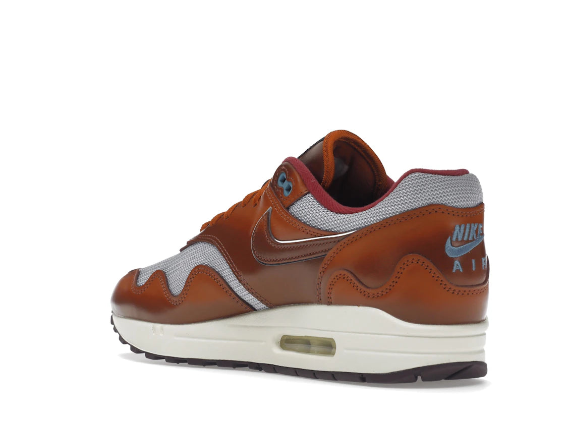 Nike Air Max 1 Patta The Next Wave Dunkelrot - vue secondaire B