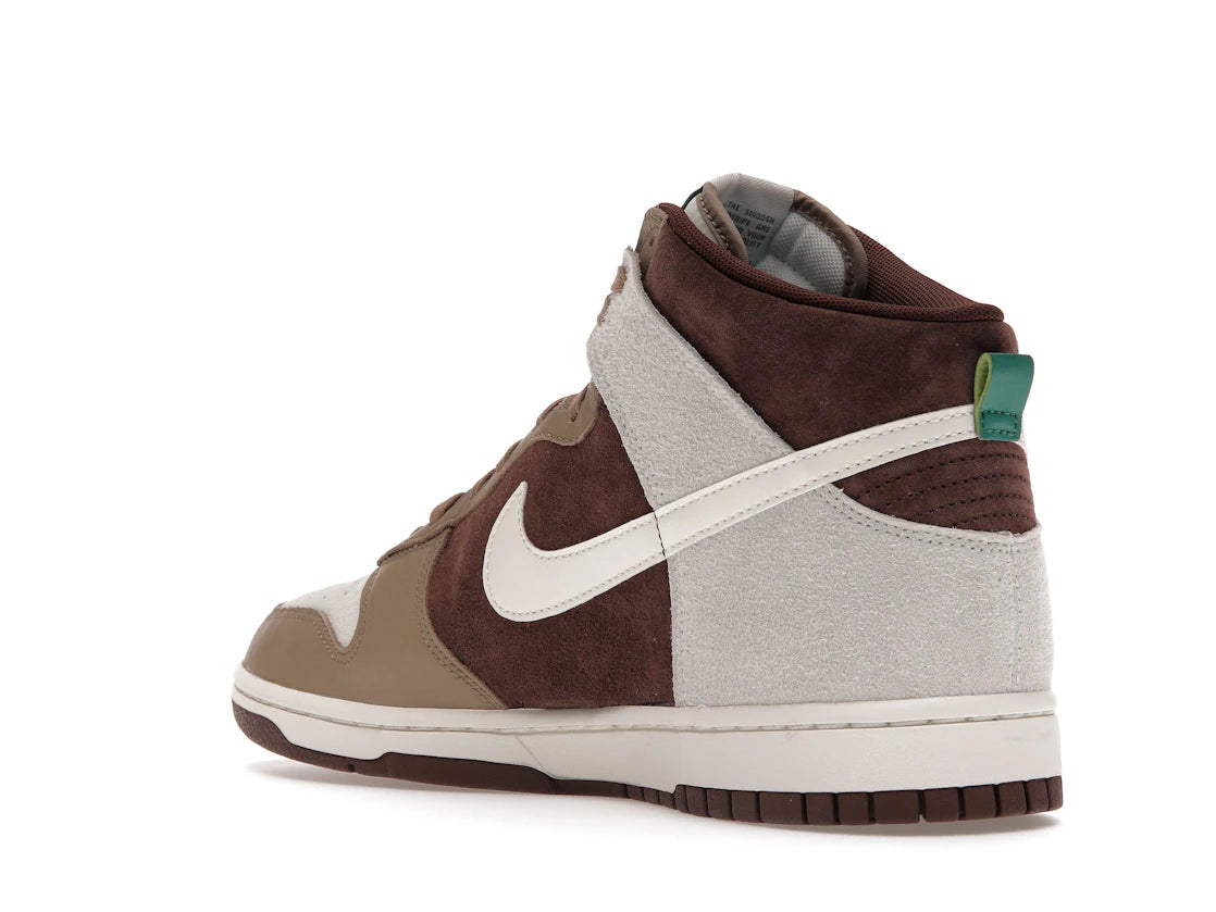 Nike Dunk High Light Chocolate - vue secondaire B