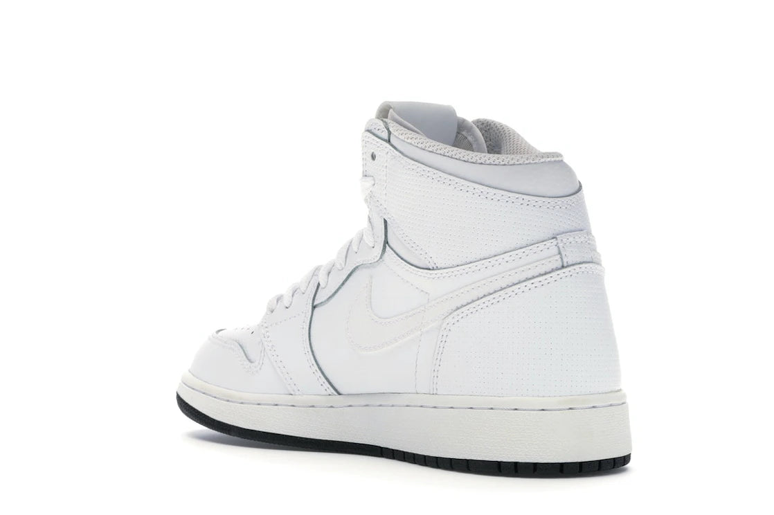 Jordan 1 Retro High Perforated White (GS) - vue secondaire B