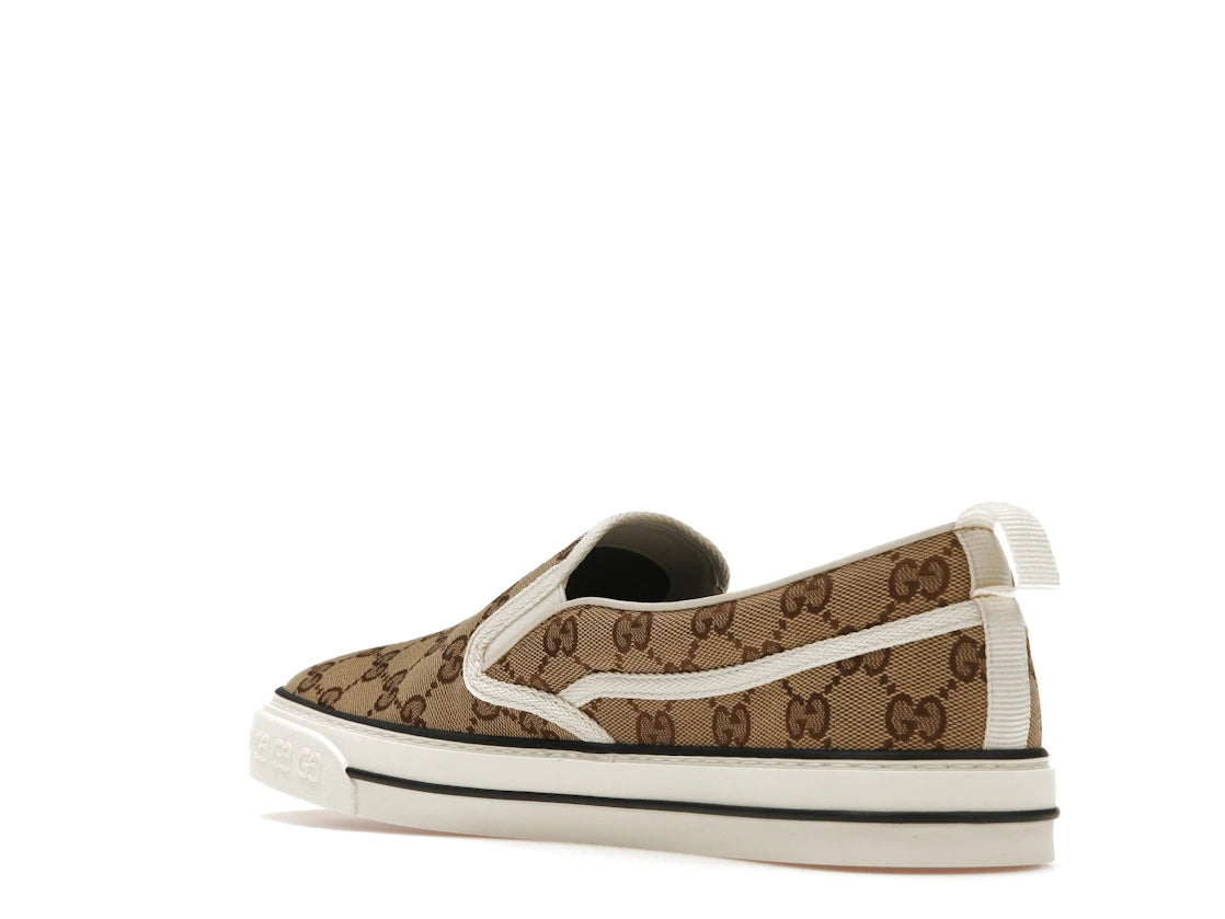 Gucci Tennis 1977 Slip On Beige Ebony - vue secondaire B