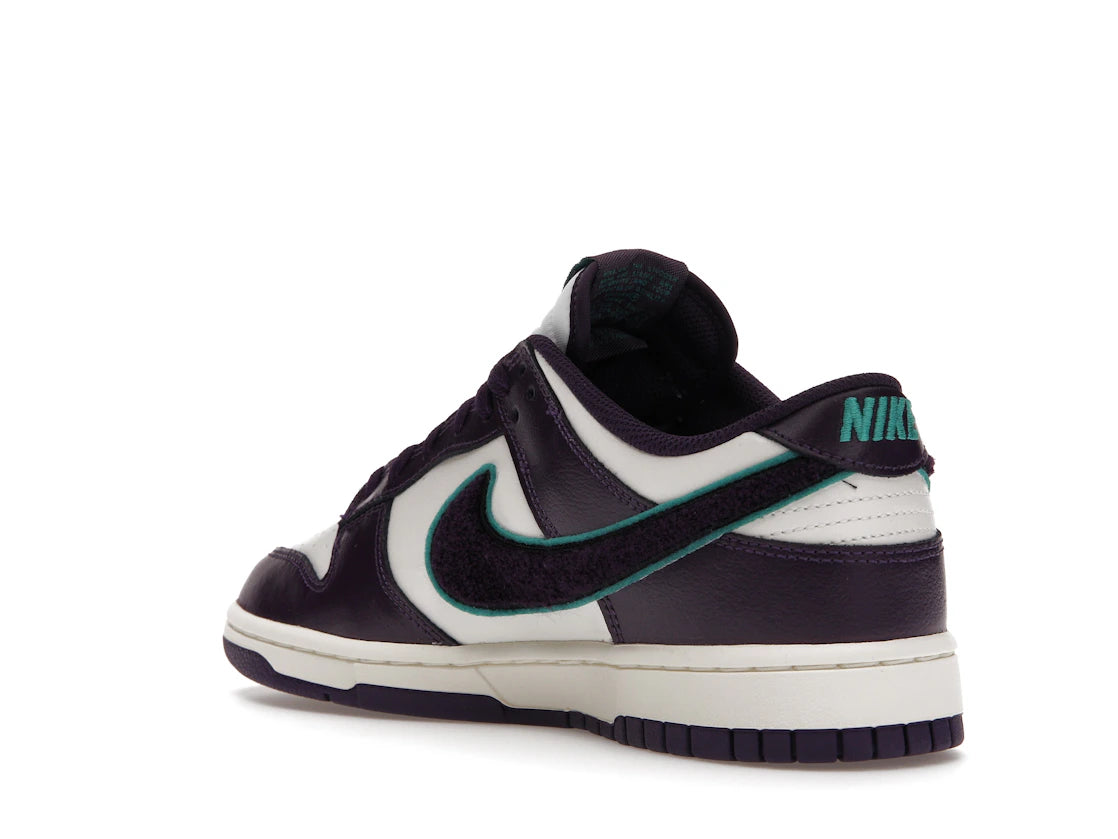 Nike Dunk Low Chenille Swoosh Sail Grand Purple - vue secondaire B