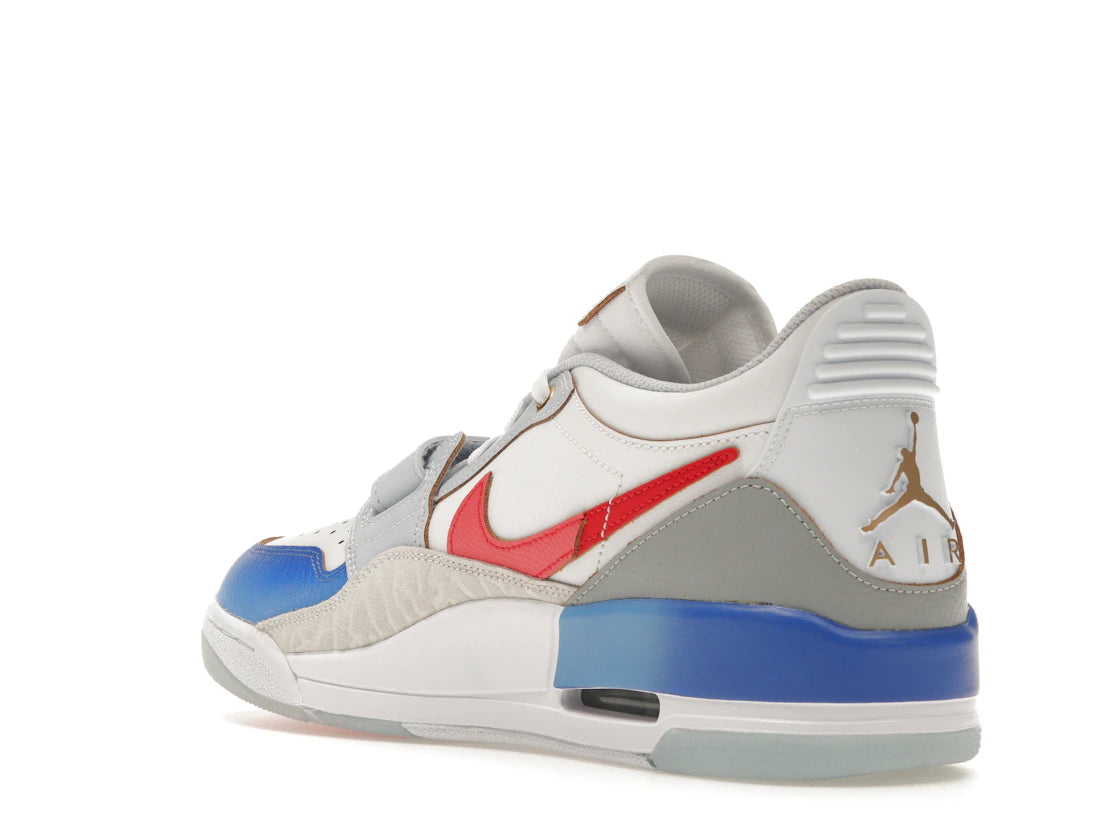 Jordan Legacy 312 Low White Game Royal University Red - vue secondaire B