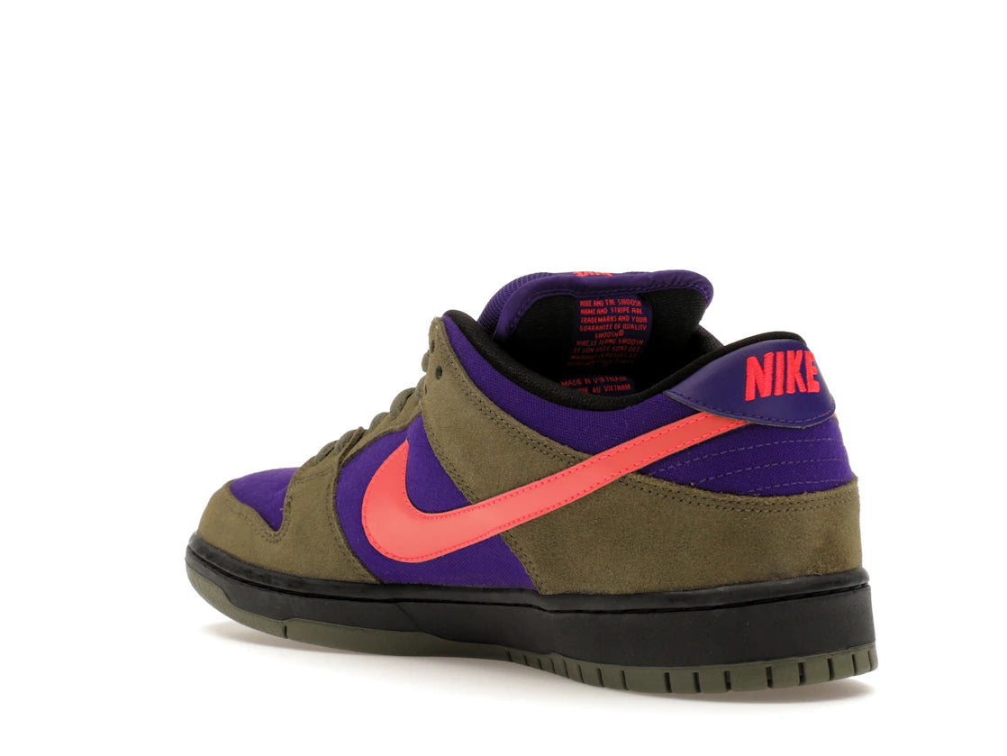 Nike SB Dunk Low Olive Atomic Red - vue secondaire B