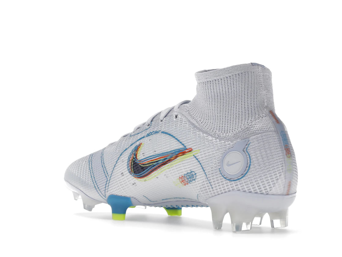 Nike Superfly 8 Elite FG Football Grey Light Marine - vue secondaire B
