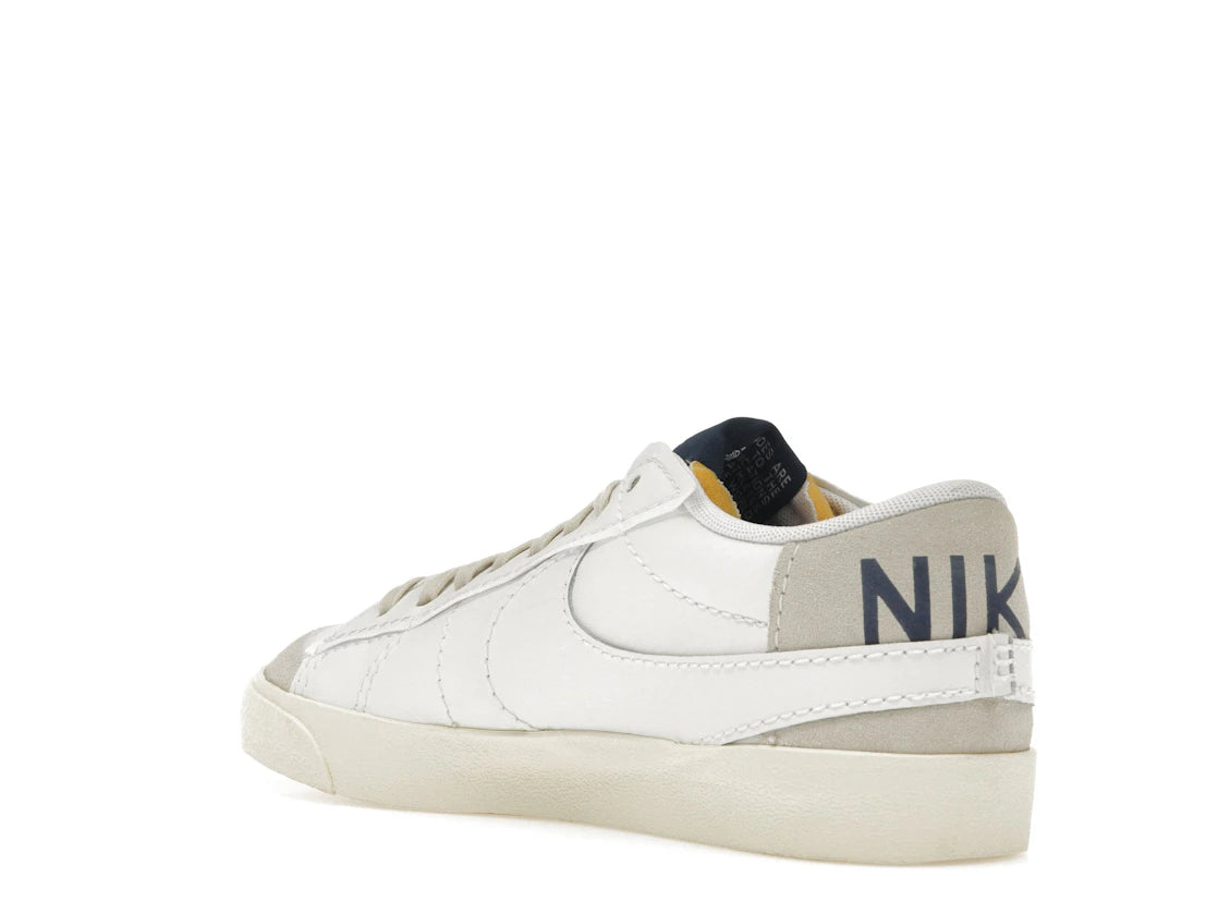 Nike Blazer Low 77 Jumbo SE Summit White Midnight Navy - vue secondaire B