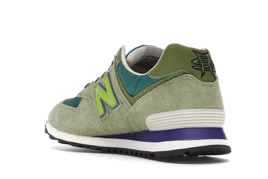 New Balance 574 Stray Rats Green - vue secondaire B