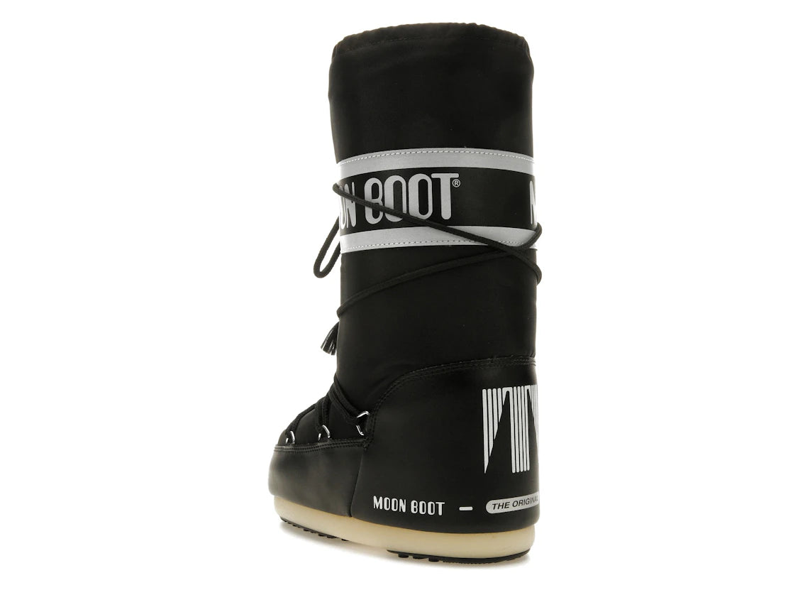 Moon Boot Icon Nylonstiefel Schwarz - vue secondaire B