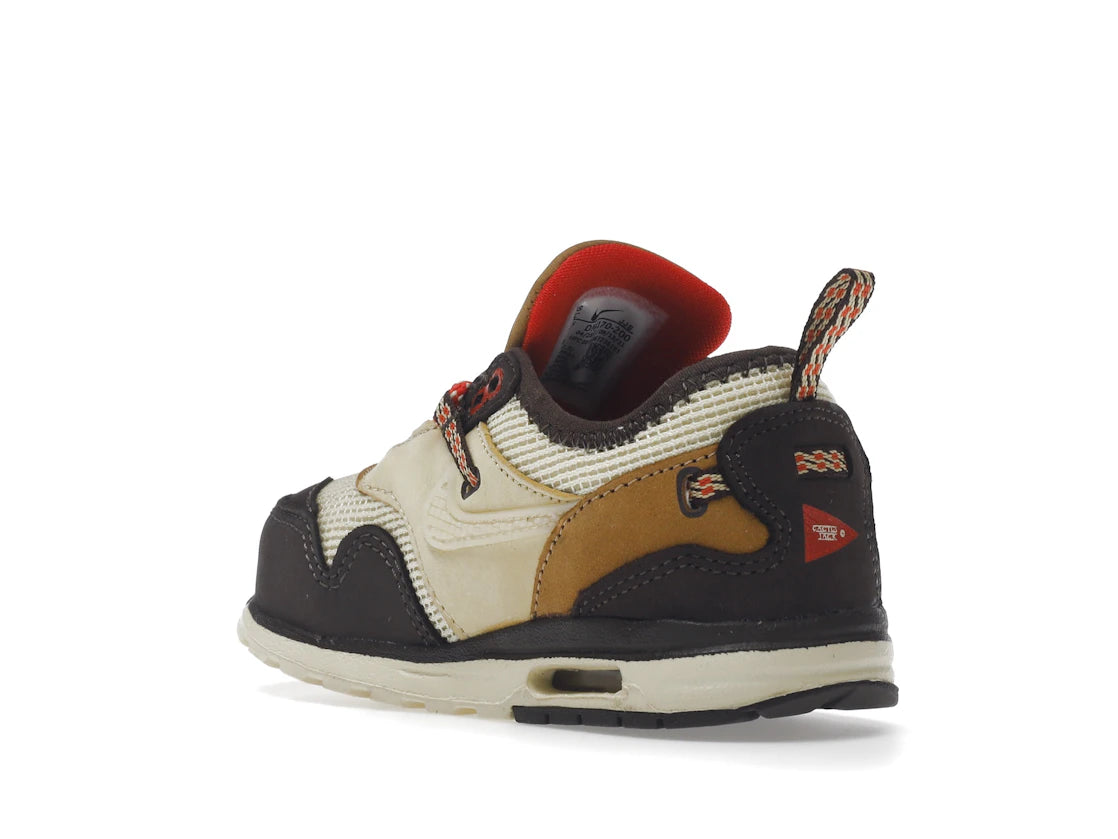 Nike Air Max 1 Travis Scott Cactus Jack Baroque Brown (TD) - vue secondaire B