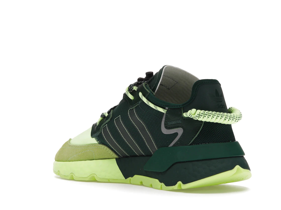 adidas Nite Jogger Beyonce Ivy Park Dark Green Frozen Yellow - vue secondaire B