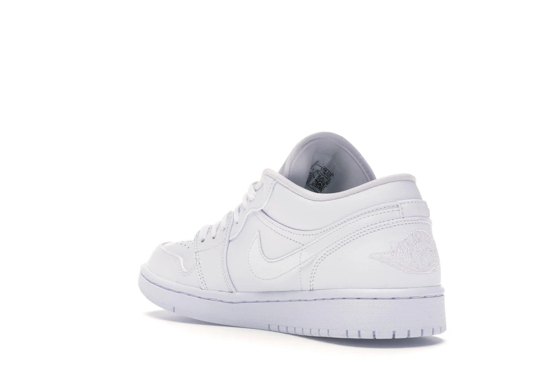 Jordan 1 Low Triple White Fog Grey - vue secondaire B