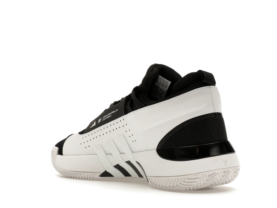 adidas D.O.N. Issue #5 Cloud White Core Black - vue secondaire B