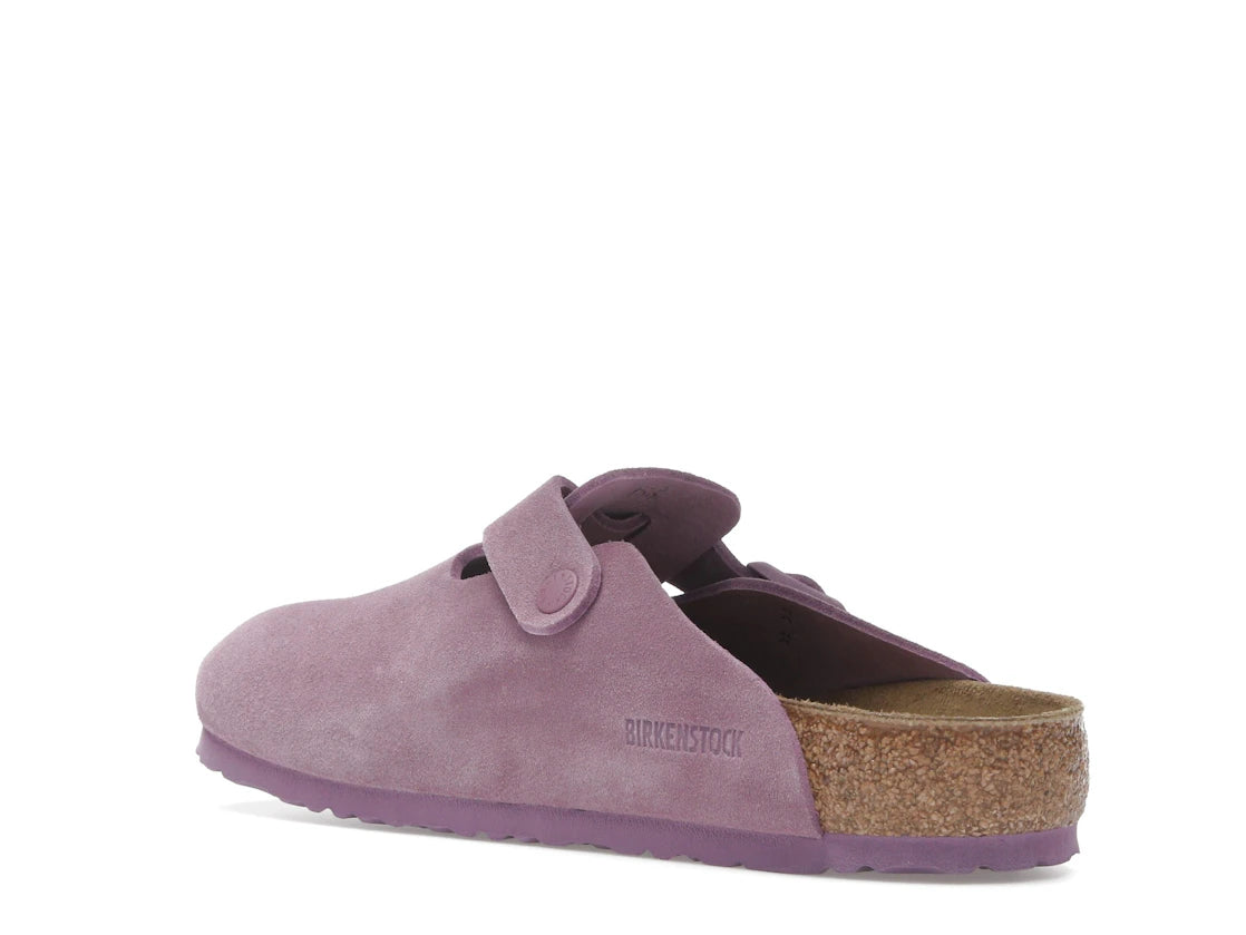 Birkenstock Boston Suede Leather Mauve - vue secondaire B