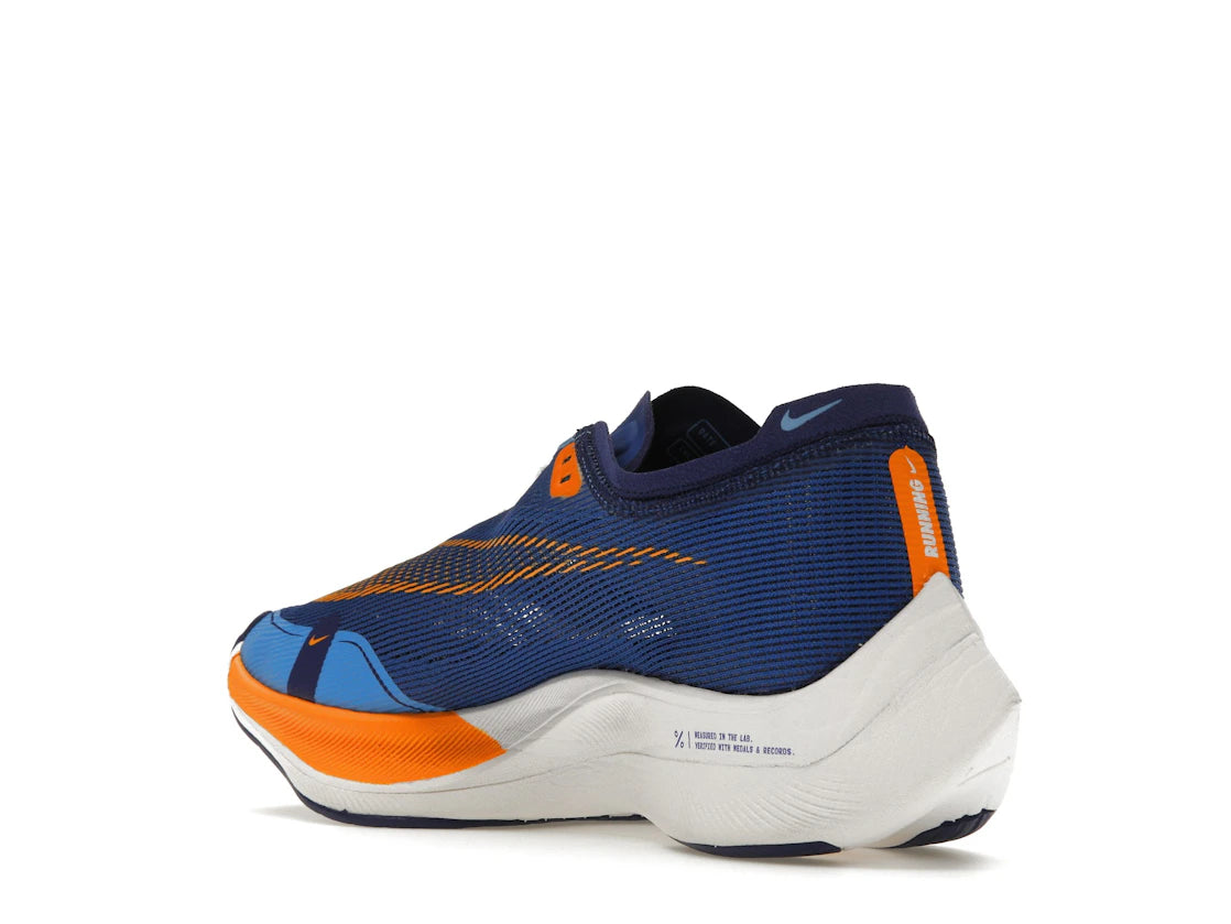 Nike ZoomX Vaporfly Next% 2 Game Royal Vivid Orange - vue secondaire B
