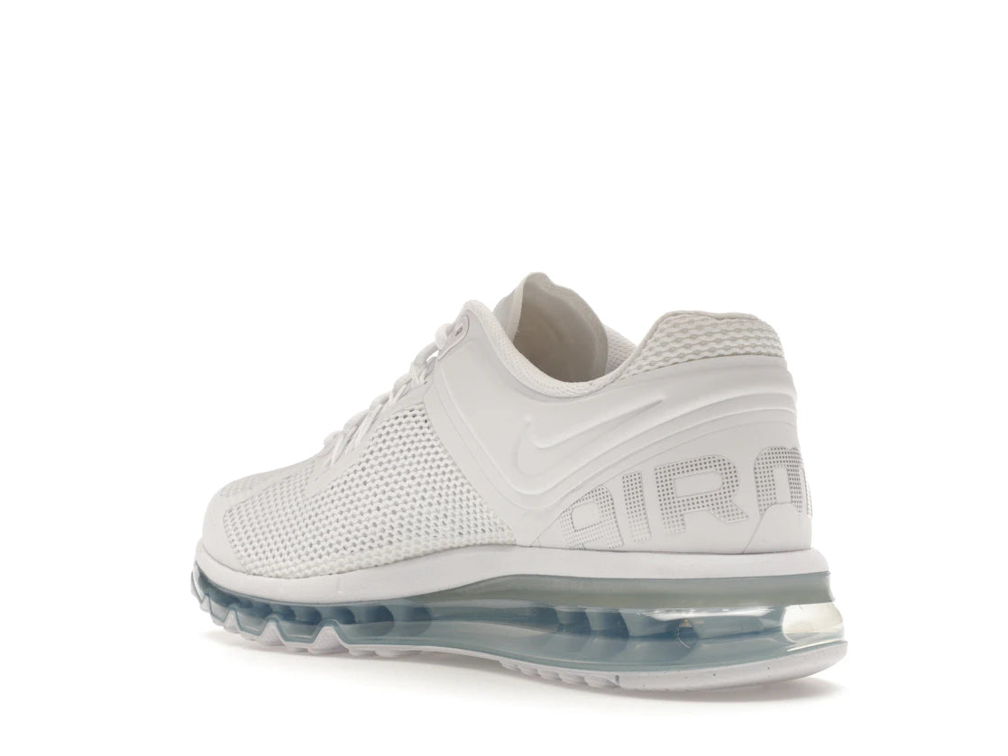 Nike Air Max 2013 White Metallic Slver - vue secondaire B