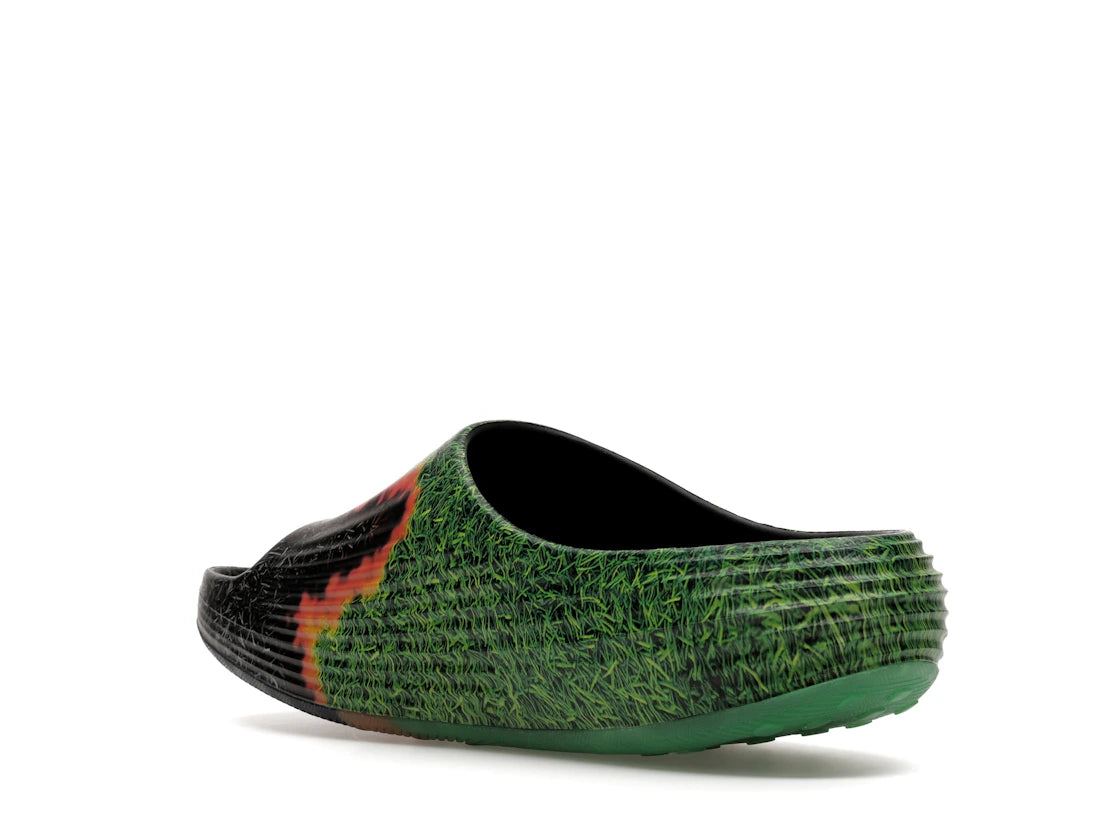 Nike ReactX Rejuven8 Slide .SWOOSH Touch Grass Dark Smoke Grey Kelly Green - vue secondaire B