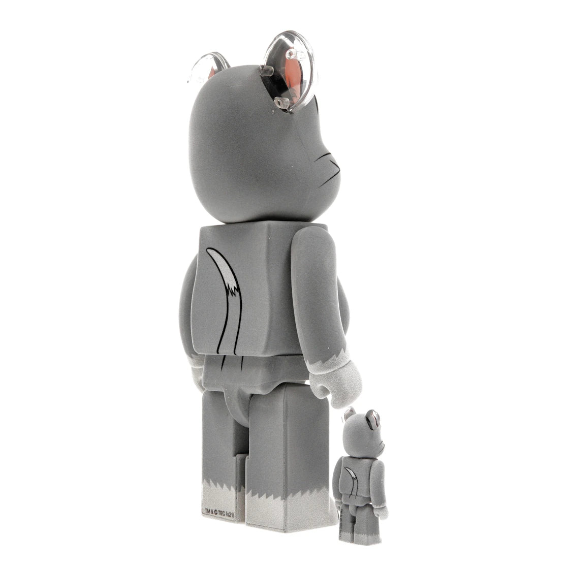 Bearbrick Tom and Jerry: Tom Flocky 100% & 400% Set - vue secondaire B