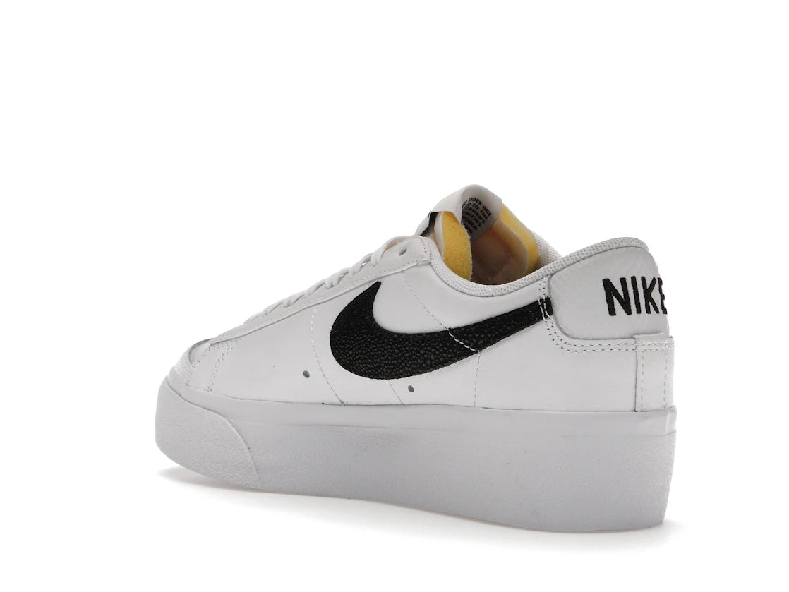 Nike Blazer Low Platform White Black Stingray (Women's) - vue secondaire B