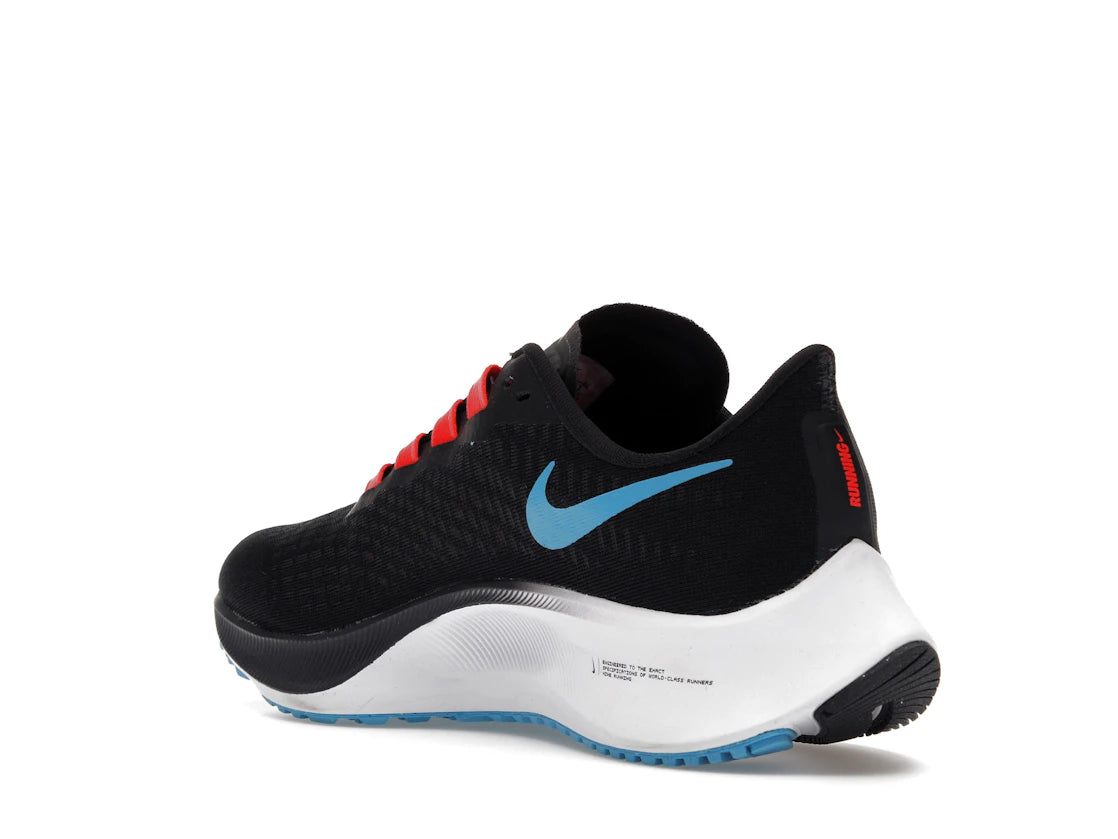 Nike Air Zoom Pegasus 37 Off Noir Light Blue Fury - vue secondaire B