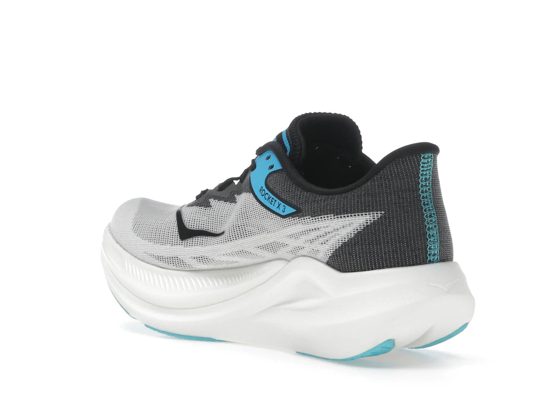 Hoka One One Rocket X 3 White Black Blue - vue secondaire B