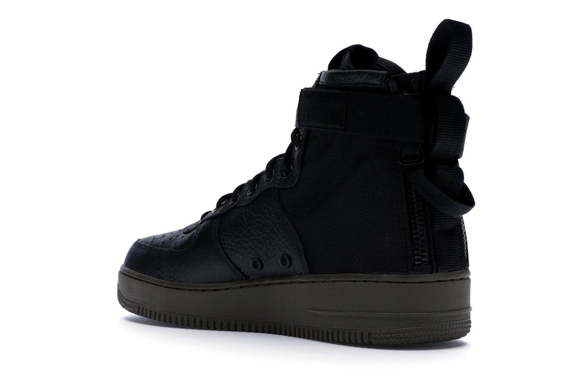 Nike SF Air Force 1 Mid Black Dark Hazel - vue secondaire B
