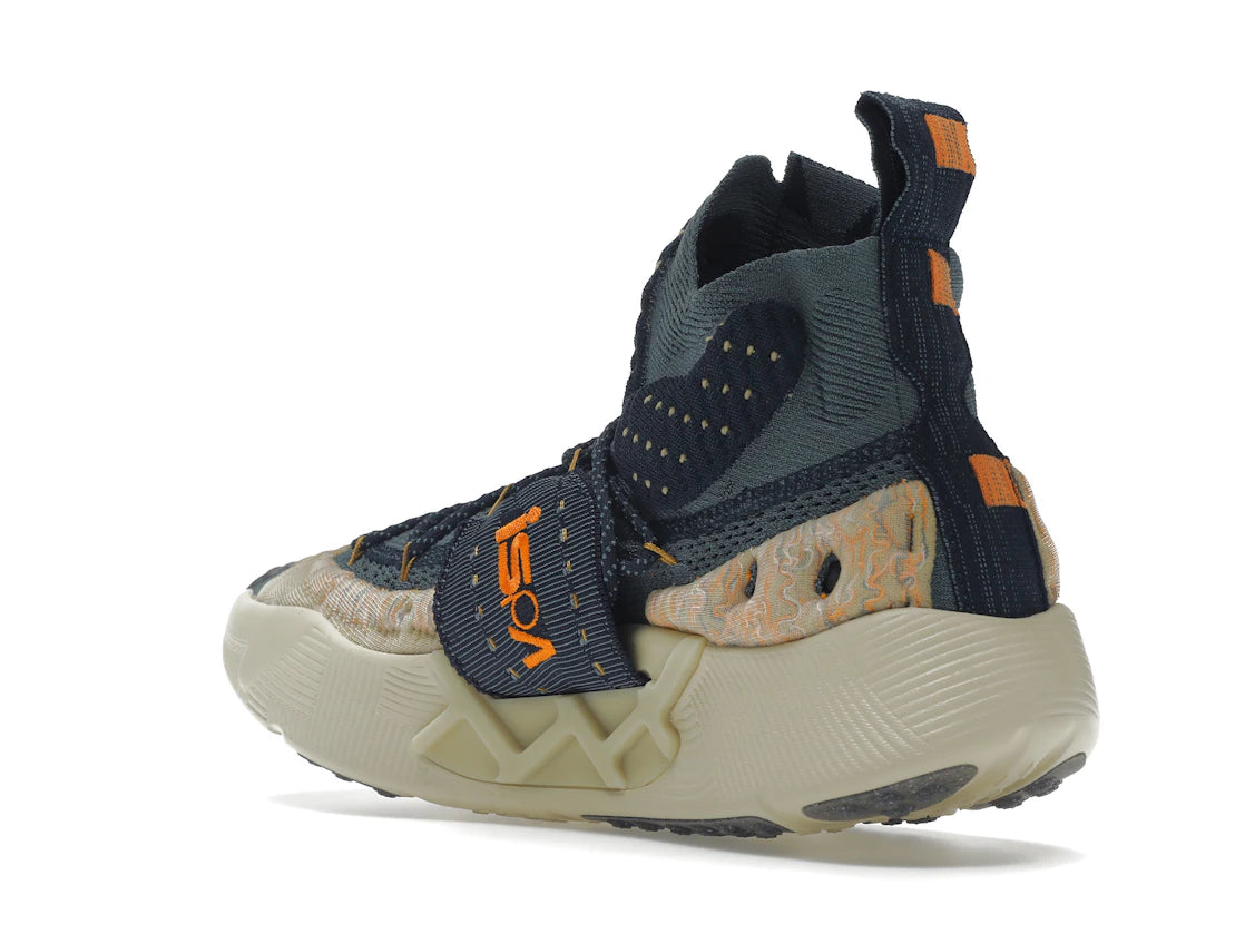Nike ISPA Sense Flyknit Mineral Slate Magma Orange - vue secondaire B