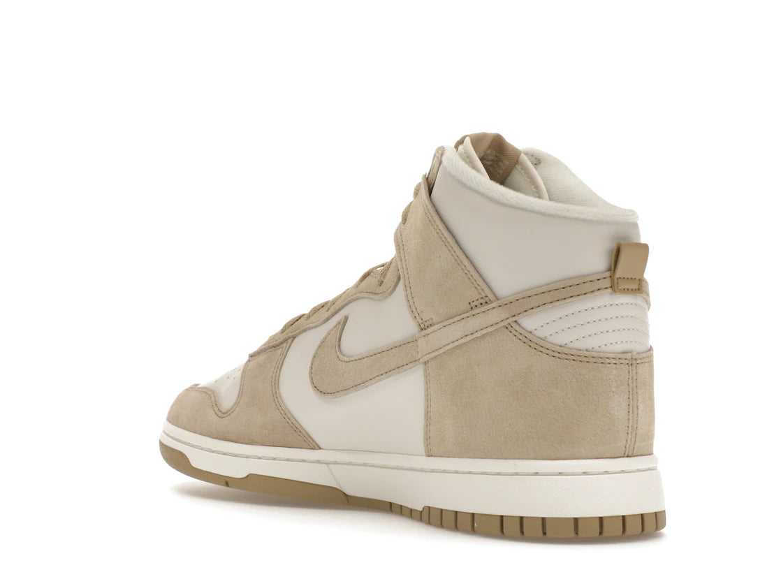 Nike Dunk High Tan Suede White - vue secondaire B