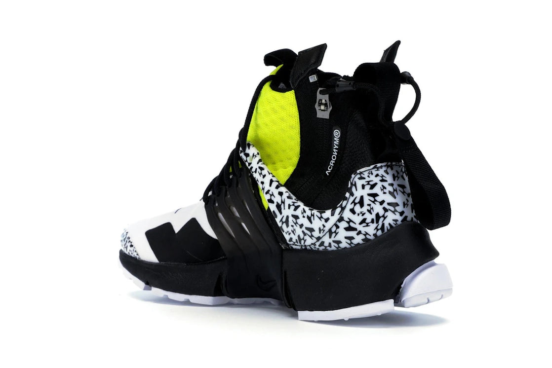 Nike Air Presto Mid Acronym Dynamic Yellow - vue secondaire B
