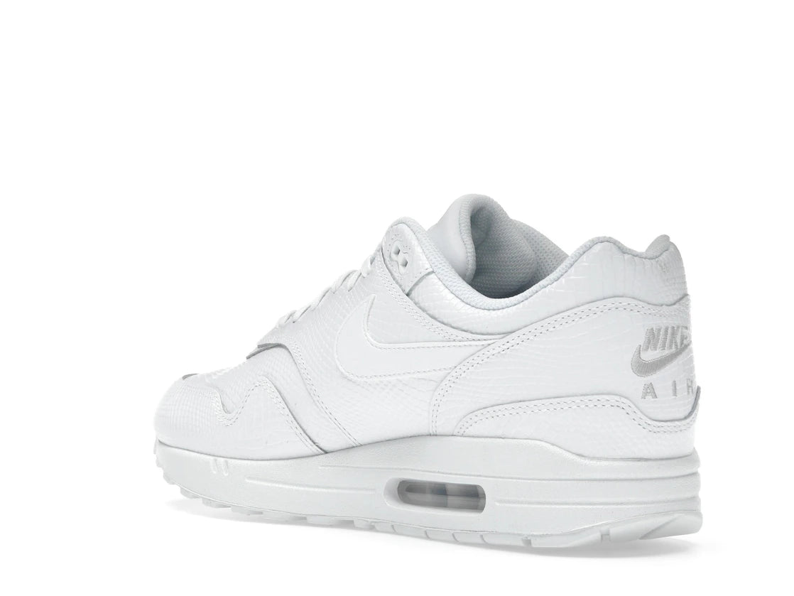 Nike Air Max 1 Premium White Snakeskin - vue secondaire B