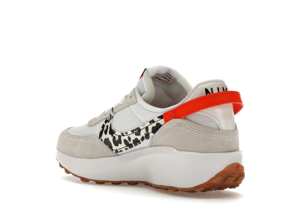 Nike Waffle Debut White Team Orange Leopard (Women's) - vue secondaire B