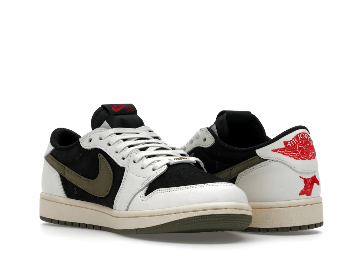 Jordan 1 Retro Low OG SP Travis Scott Olive (Friends and Family) (Women's) - vue secondaire B