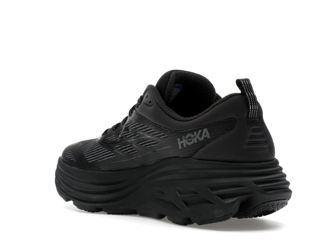 Hoka One One Bondi 8 Caged Stealth/Tech Black - vue secondaire B