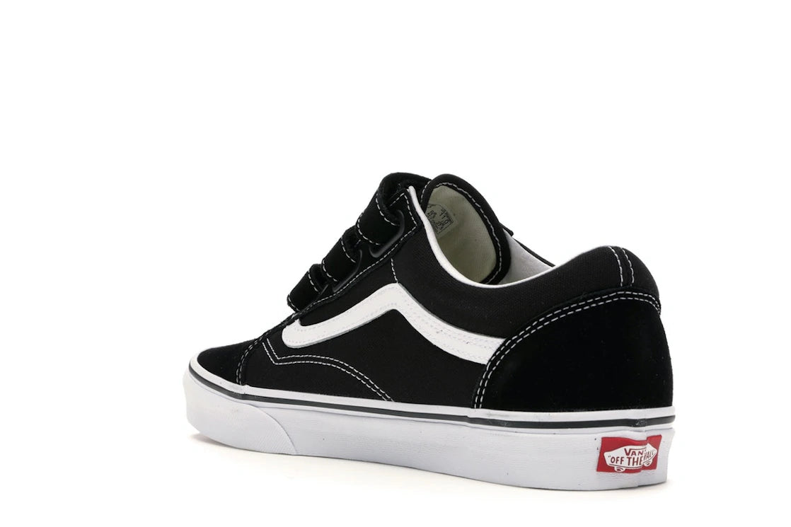 Vans Old Skool Velcro Black White - vue secondaire B