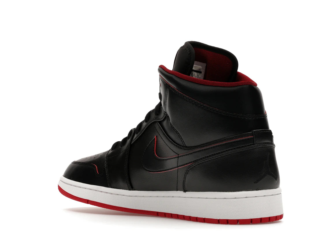 Jordan 1 Retro Mid Black Red White - vue secondaire B