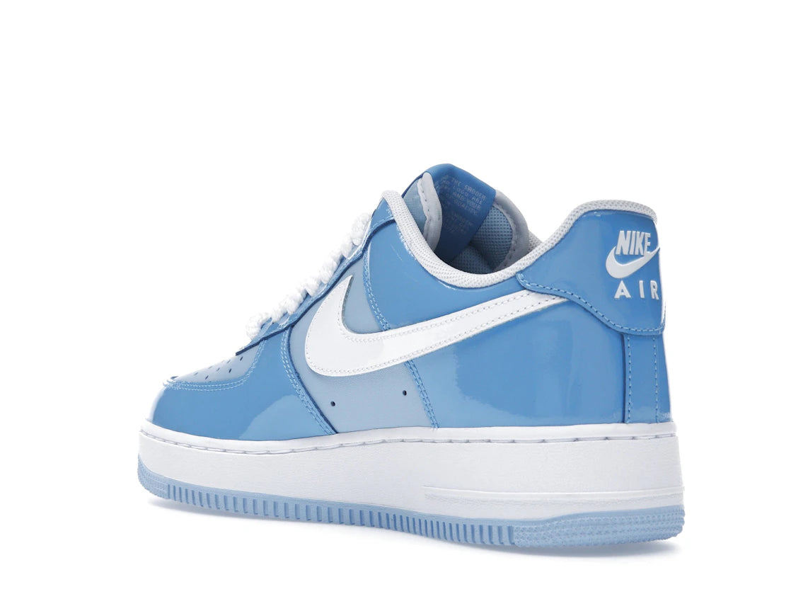 Nike Air Force 1 Low '07 LV8 Psychic Blue White Patent - vue secondaire B