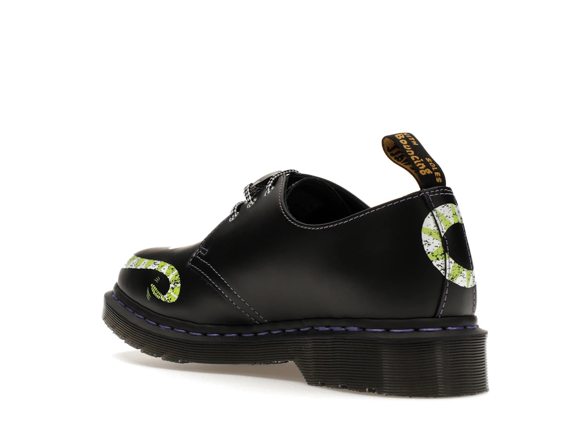 Dr. Martens 1461 WB Beetlejuice Smooth Leather Oxford Black Smooth - vue secondaire B