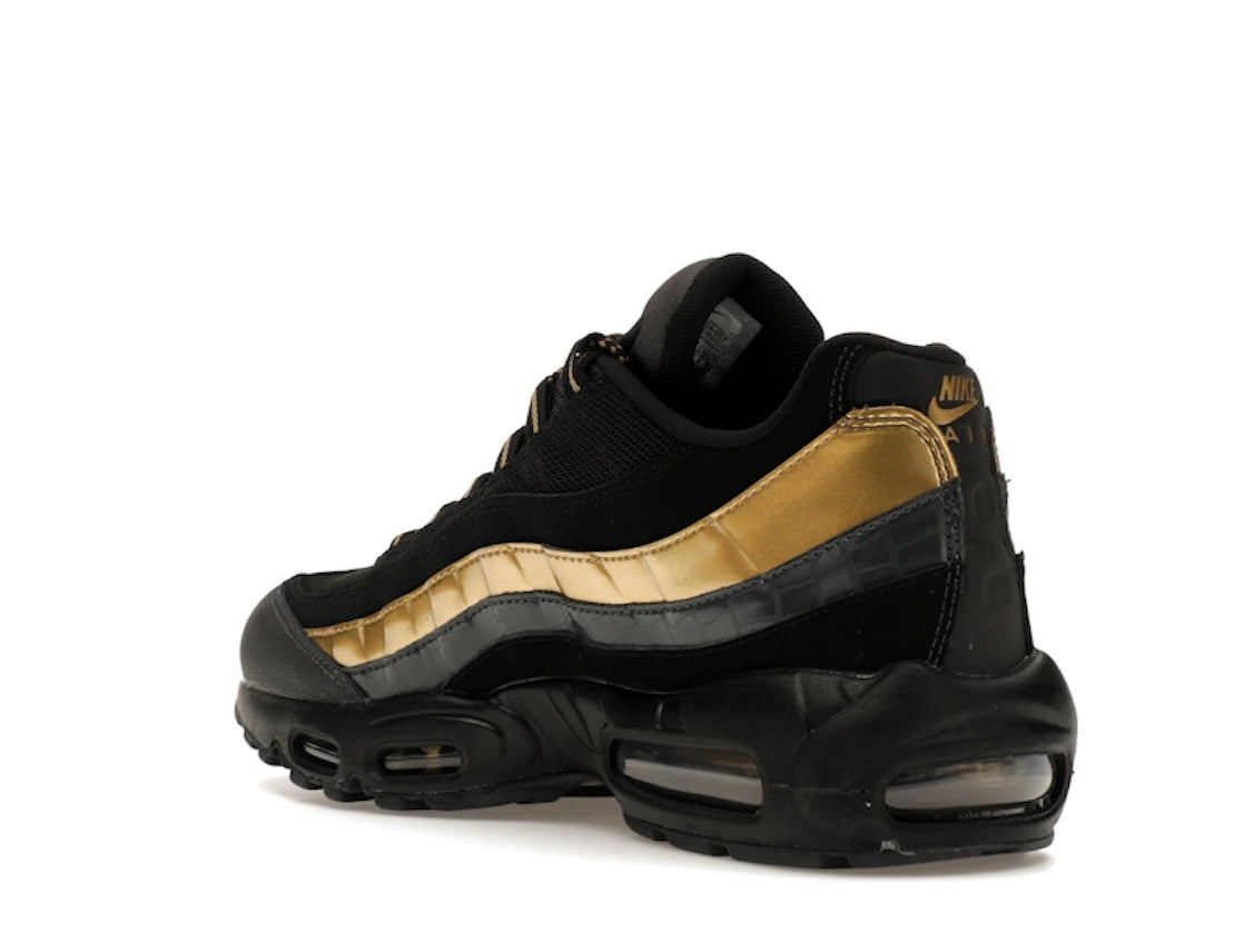 Nike Air Max 95 Black Metallic Gold - vue secondaire B