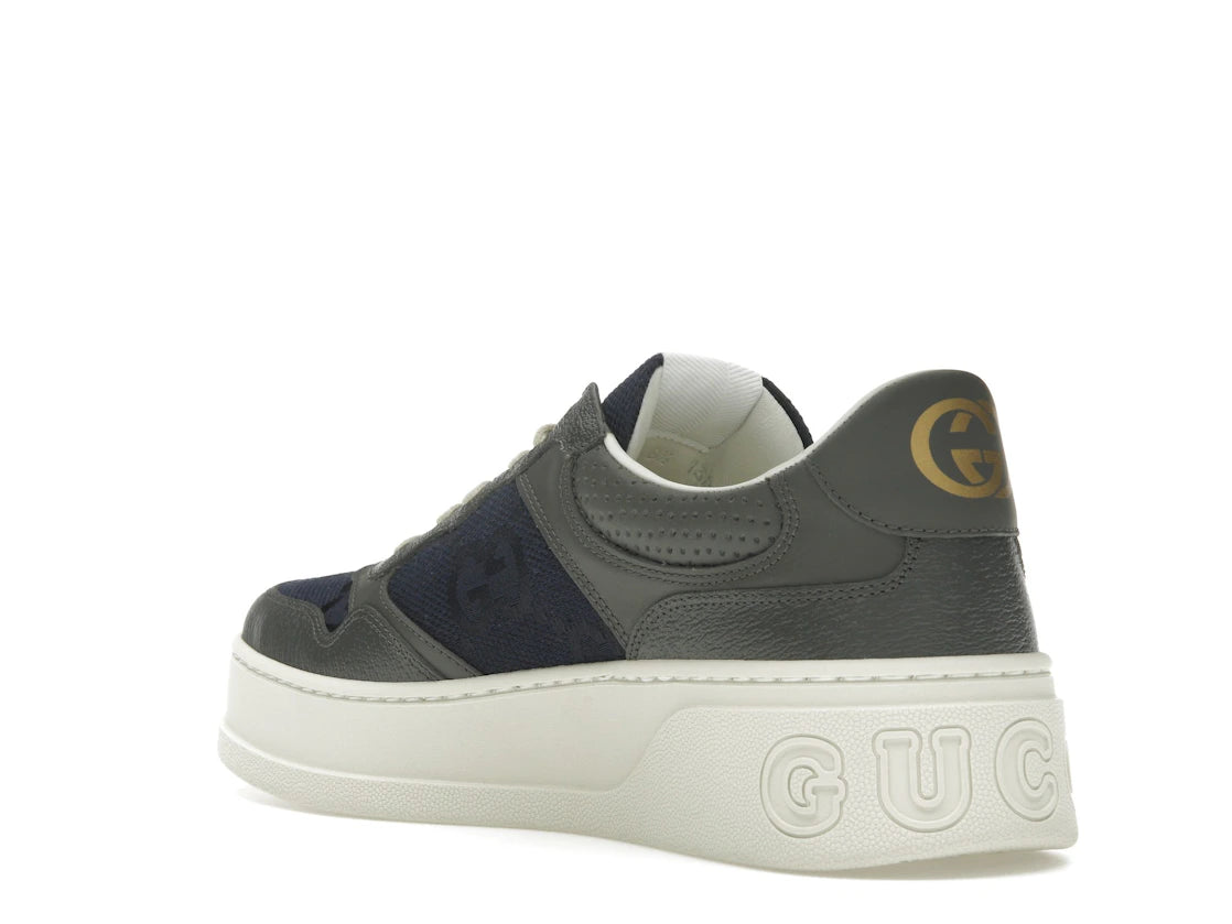 Gucci GG Lace Up Sneaker Grey Blue - vue secondaire B