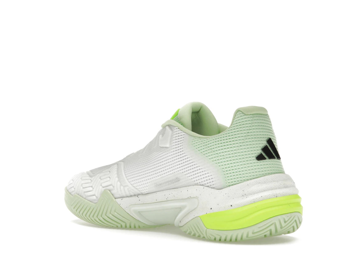 adidas Barricade 13 Cloud White Core Black Semi Green Spark - vue secondaire B