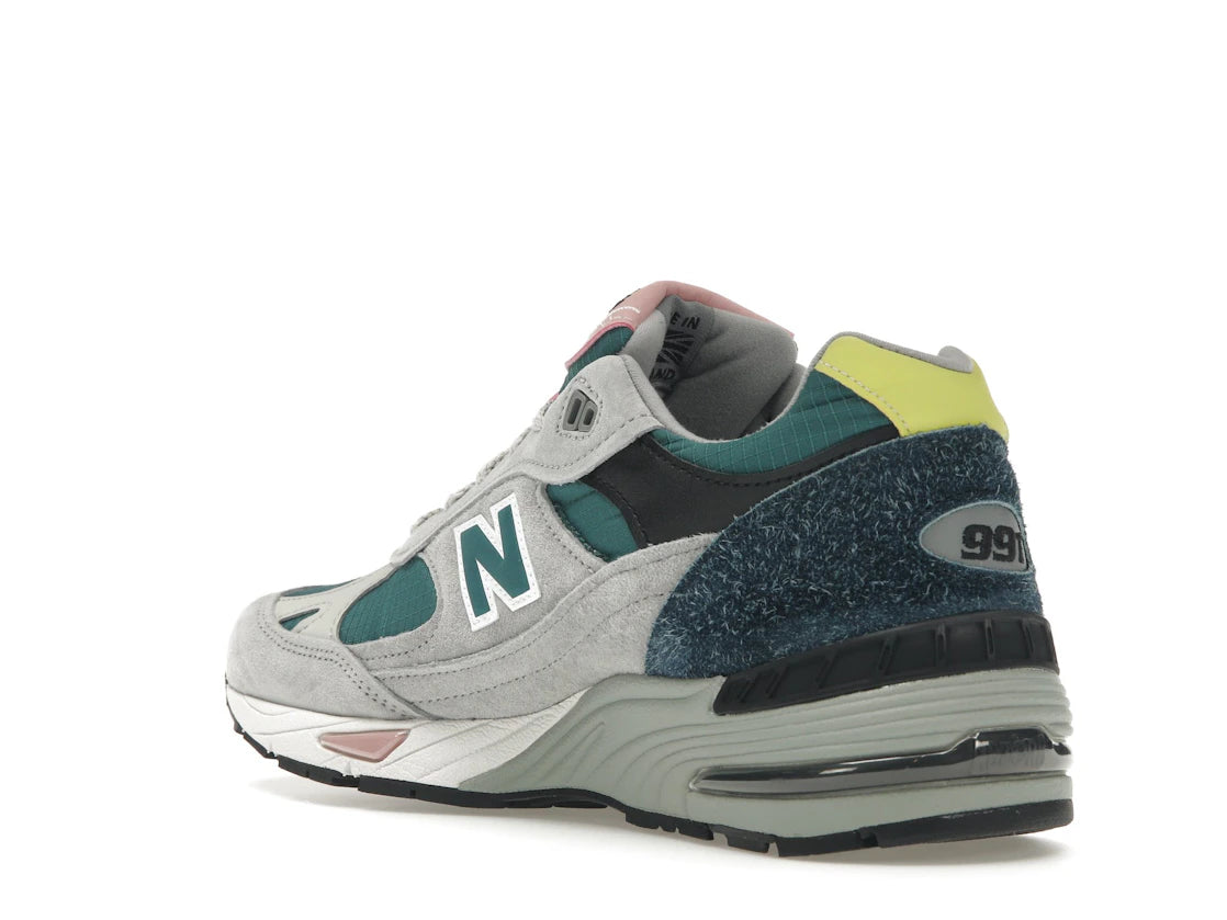 New Balance 991 MiUK Pacific Majolica Blue - vue secondaire B