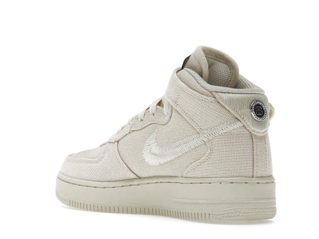 Nike Air Force 1 Mid Stussy Fossil - vue secondaire B