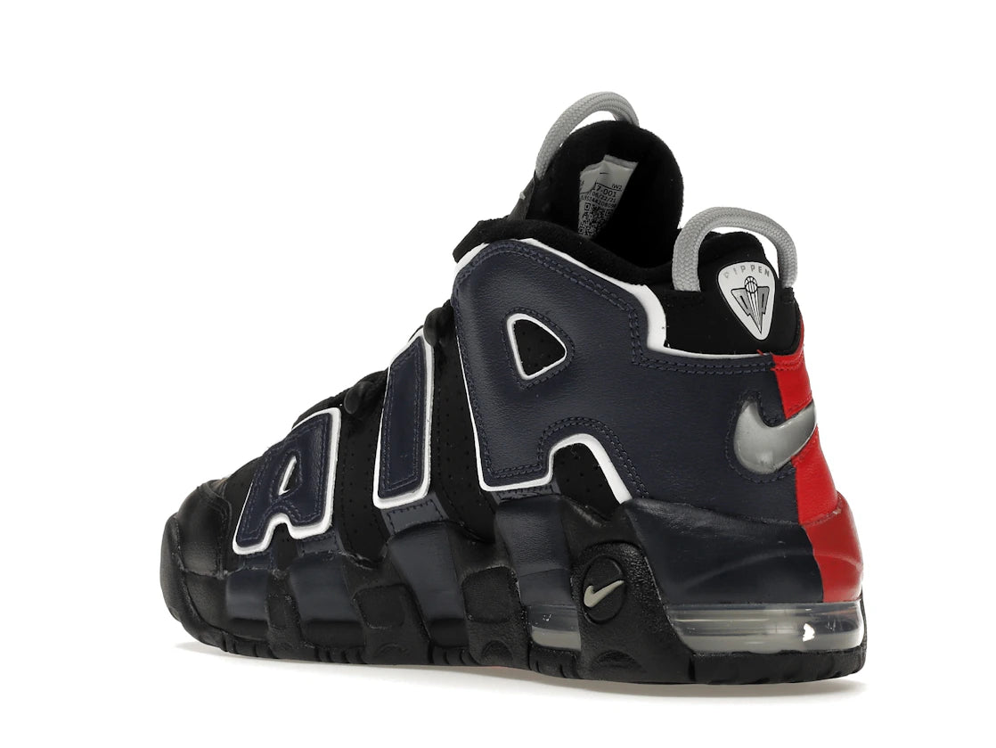 Nike Air More Uptempo Alternates Split Navy Red (GS) - vue secondaire B